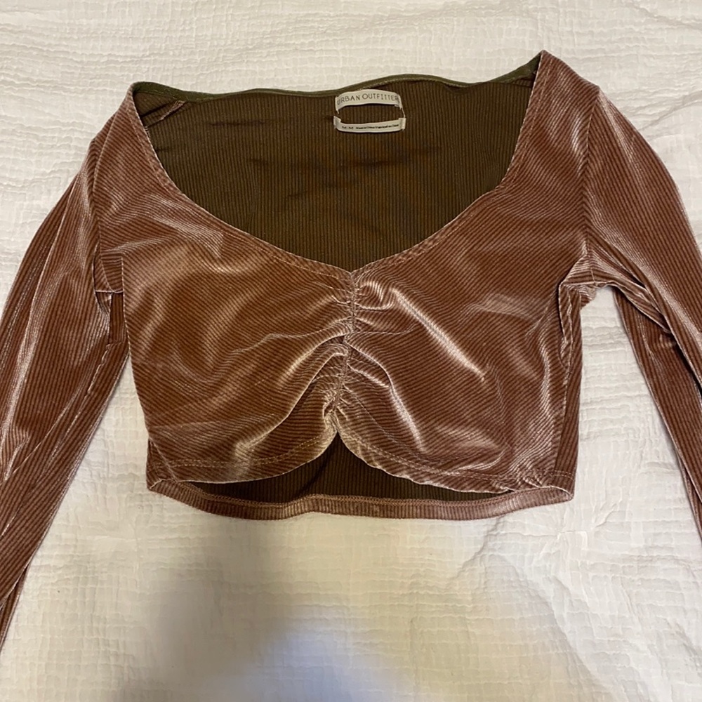Urban Outfitters shiny crop top